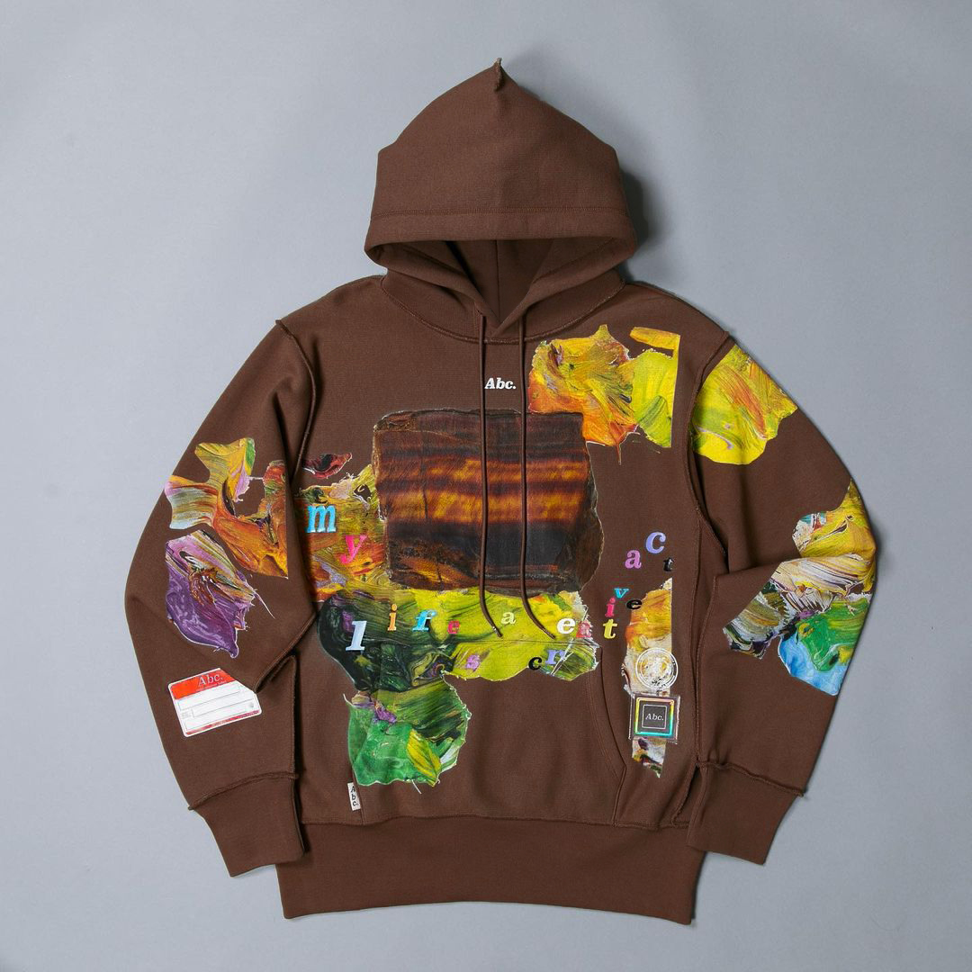 A.b.c My Life Is A Creative Act Fleece-lined Hoodie
