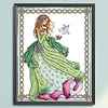 Peace Angel-14CT Stamped Cross Stitch 28*34cm/11.02*13.39in