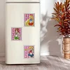 (3pcs)Sailor Moon Partial Counted Cross Stitch Fridge Magnet Kit 14CT 2-Strand 7x8cm Backstitch