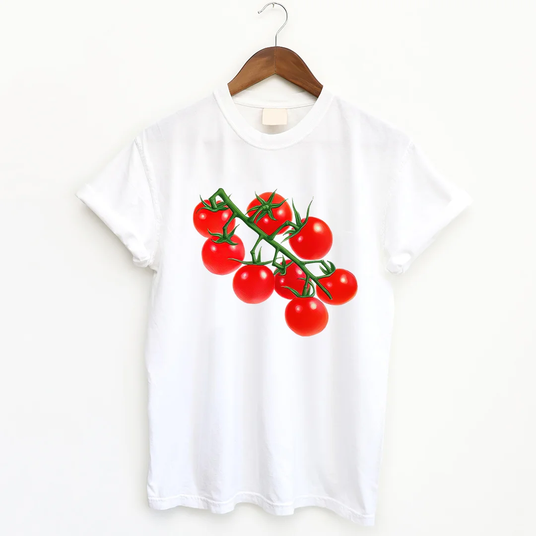Tomato Fruit Boho Graphic T-shirt