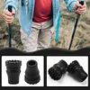 2Pcs Trekking Pole Tip Protector Rubber Cane Tip Replacement for Climbing Hiking