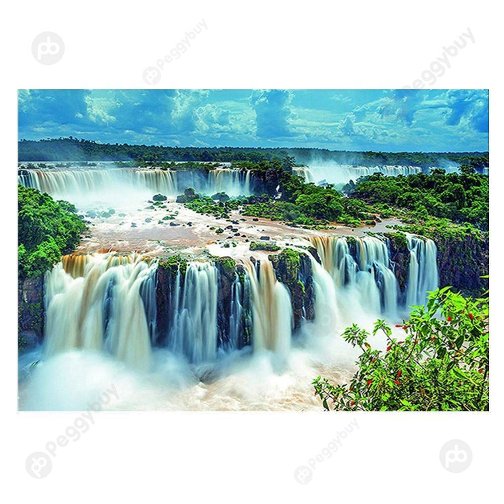 

25*30CM Special Shaped Diamond Painting-Grand Waterfalls, 501 Original