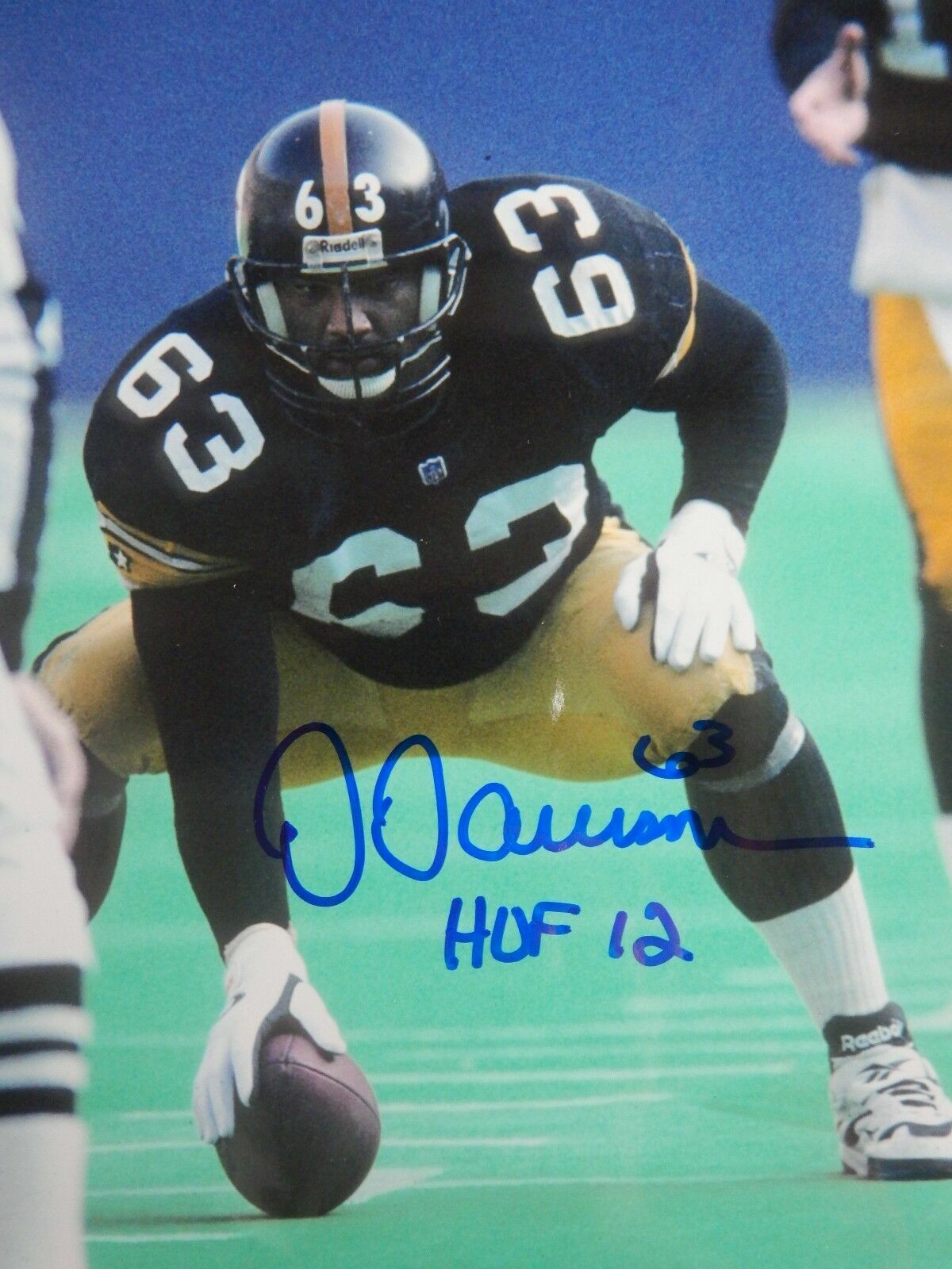 Dermontti Dawson Autographed Signed 8x10 Photo Poster painting ( HOF Steelers ) REPRINT