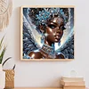 Black Woman - Crystal Rhinestone Diamond Painting
