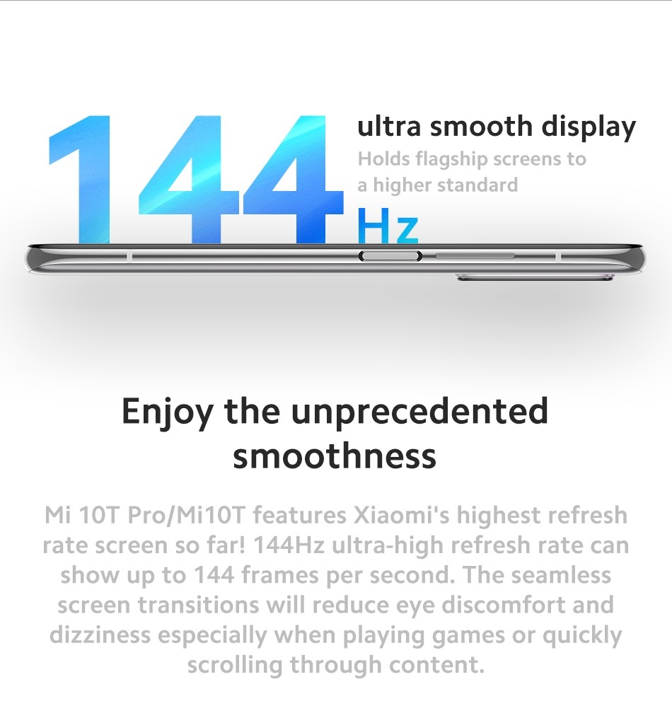 Xiaomi MI 10T Snapdragon 865 6GB + 128GB 6,67 pulgadas FHD + DOTDISPLAY 64MP AI Cámara Smartphone