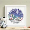 Stamped Cross Stitch-Winter Scenery(35*35cm)