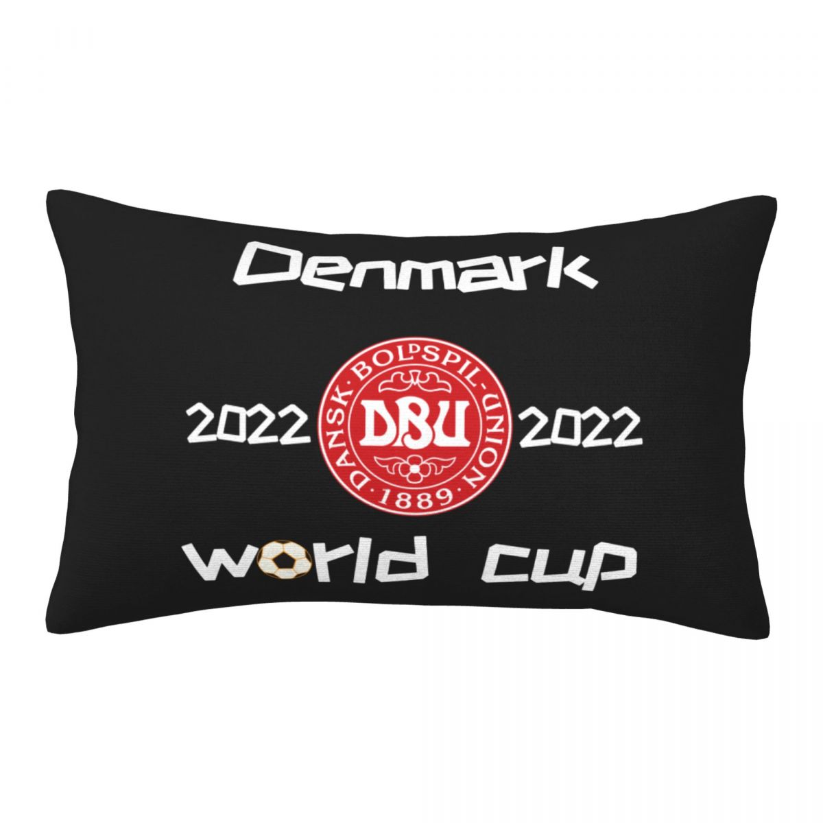 Denmark 2022 World Cup Team Logo Throw Pillow Covers