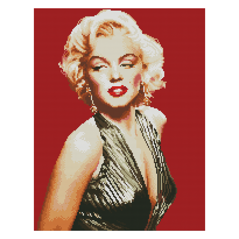 

Monroe - 11CT Stamped Cross Stitch - 50*40CM, 501 Original