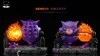 Gengar & Calcifer with LED - Pokemon Howl's Moving Castle Resin Statue - MMLAND Studio
