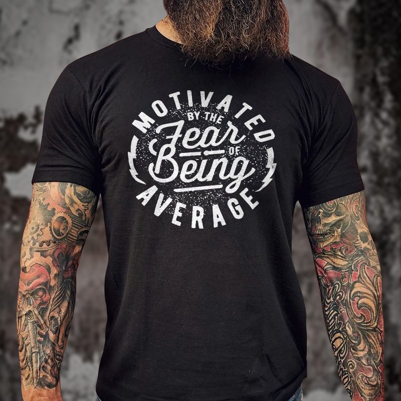 Livereid Motivated Average Printed T-shirt - Livereid
