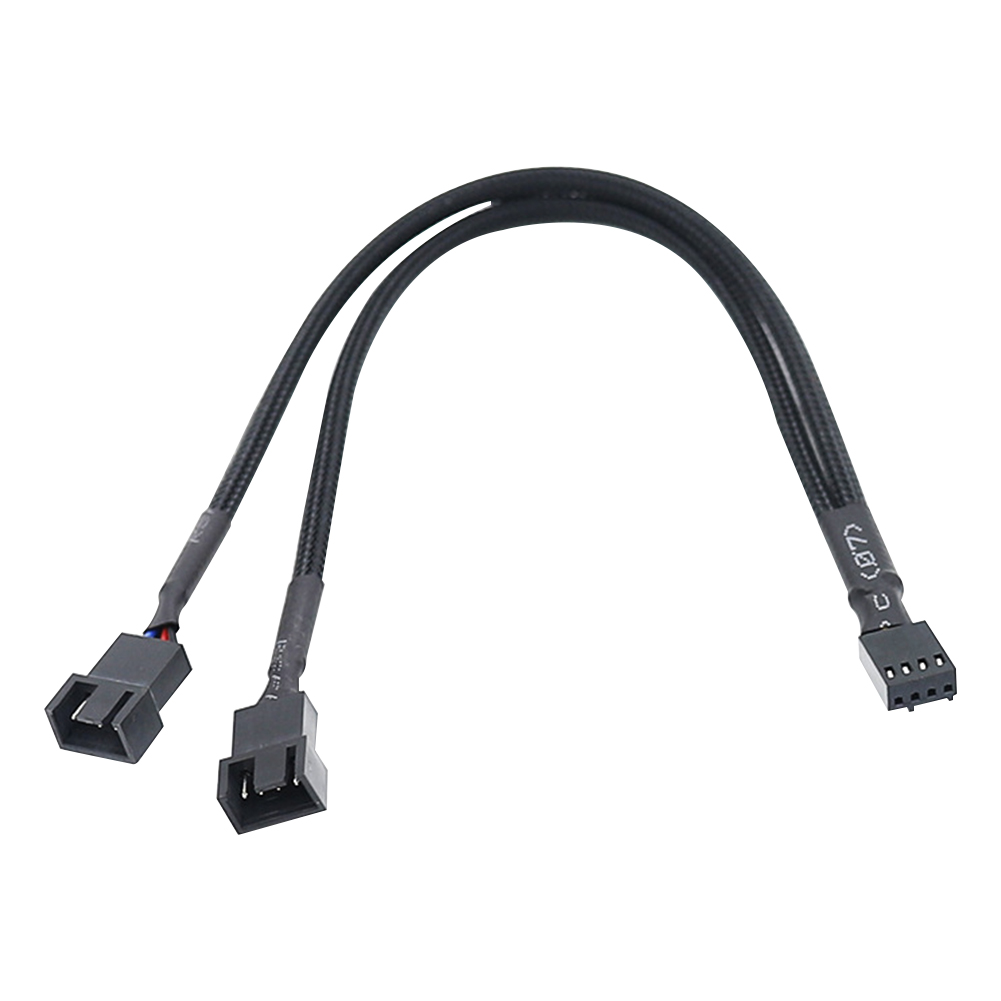 

CPU PC Case Fan 4 Pin Extension Y Splitter Cable 4 Pin to 3/4 Pin Cable, Red, 501 Original