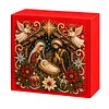 DIY Diamond Art Christmas Gift Box Red Hardboard Holiday Craft Decor Kit