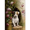 (Big Size) Retro Dog - 11CT Stamped Cross Stitch 40*60cm/15.75*23.62in