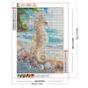Diamond Painting -DIY Round Drill Pearl Seahorse