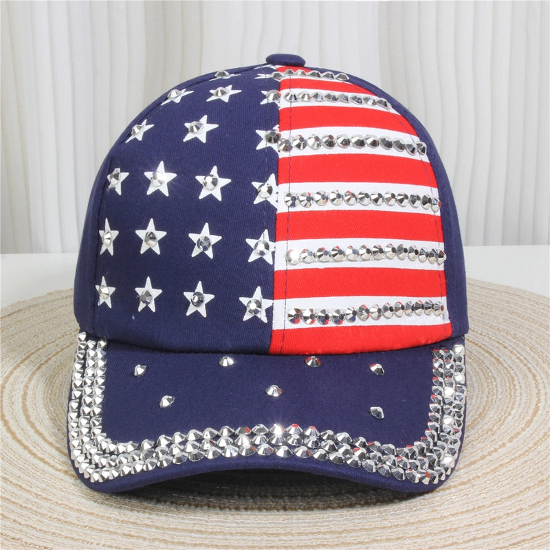 Unisex Streetwear Pentagram Letter Butterfly Curved Eaves Baseball Cap