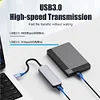 4 Port USB 3.0 Hub OTG Adapter 5Gpbs High Speed USB 3.0 2.0 Splitter - SIKAI CASE