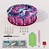 Love Dolphin 5D DIY Diamond Art Painting Snack Box w/Lid Wood Storage Organizer