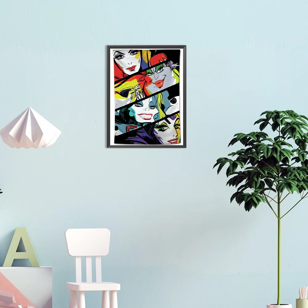 Full Round Diamond Painting 30*40cm - Bad Woman