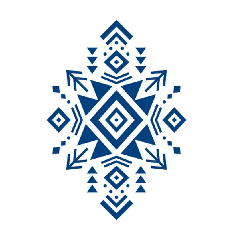 Semi-permanent Waterproof Temporary Tattoo Skull Snake Flower Body Art Tattoo Sticker Full Fake Tatoo Women Men