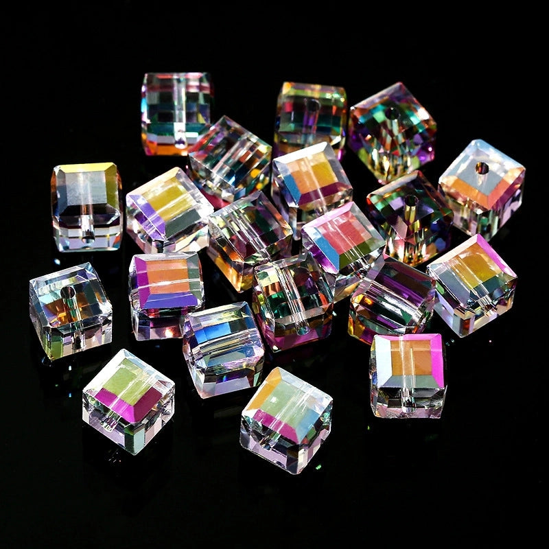 100 PCS/Package 50 PCS/Package Glass Solid Color Beads
