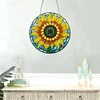 Diamond Painting Sunflower Pendant for Home Garden