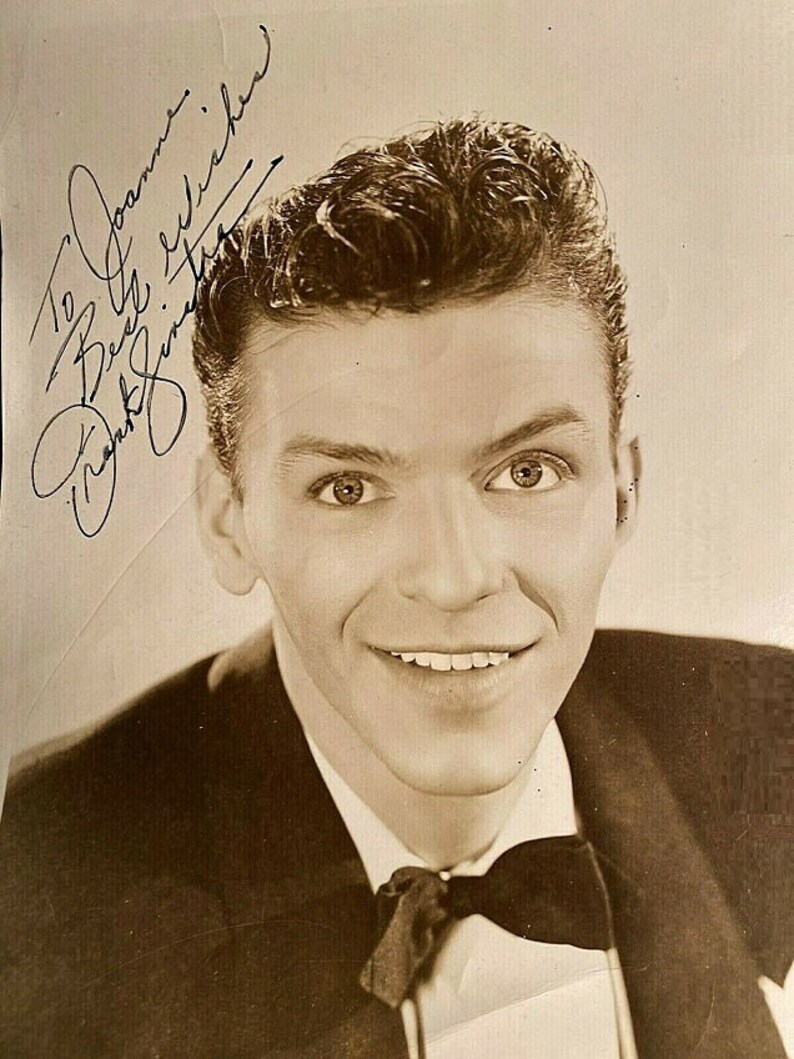 FRANK SINATRA Signed Photo Poster painting wCOA