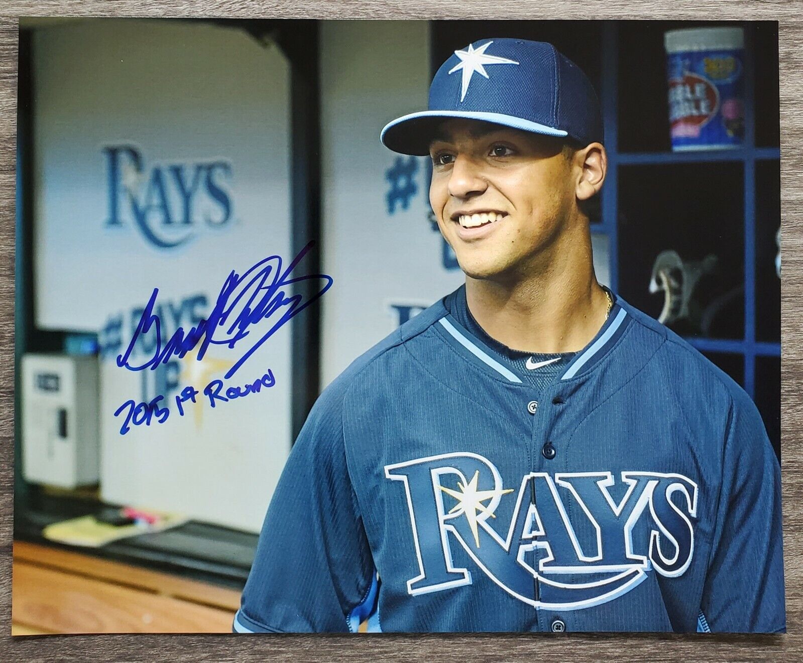 Garrett Whitley Signed 8x10 Photo Poster painting Tampa Bay Rays MLB RAD