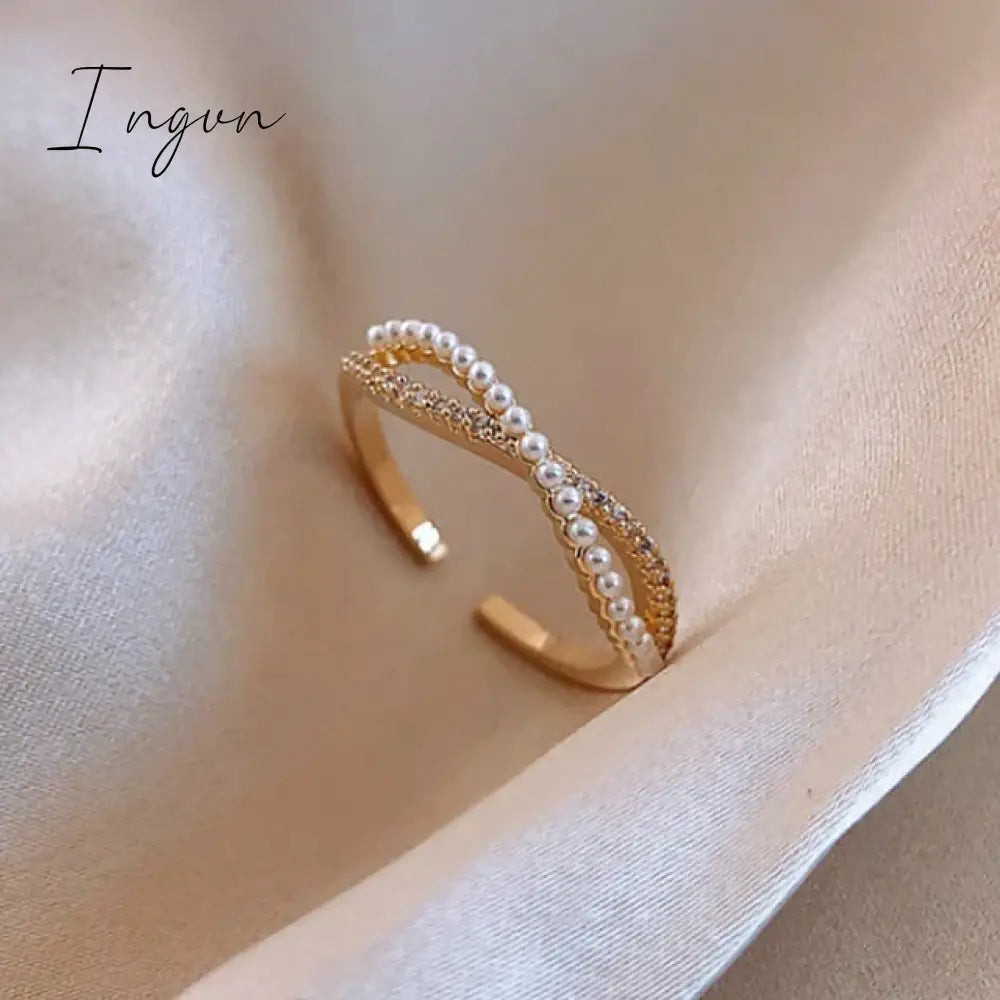 New Luxury Leaf Branch Shape Open Rings For Women Korean Party Exquisite Finger Ring Girls