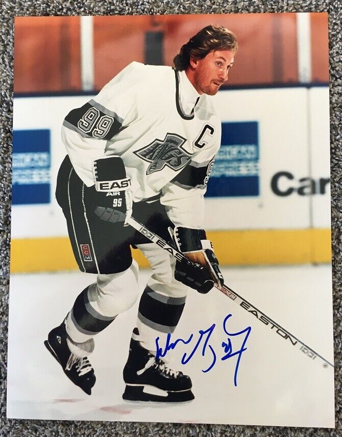 *WAYNE GRETZKY*SIGNED*AUTOGRAPHED*Photo Poster painting*LOS ANGELES*KINGS*11x14