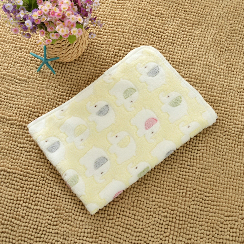 In Stock Pet Blanket Four Seasons Universal Cat And Dog Blanket Thickened Flannel Paw Printing Blanket Pet Supplies