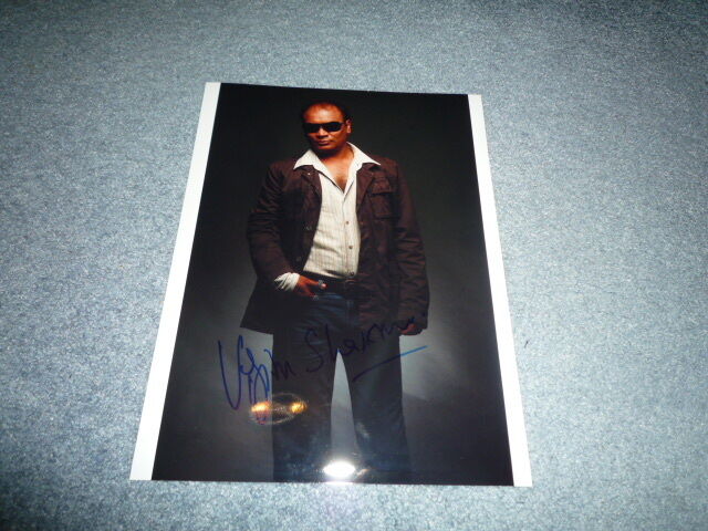 VIPIN SHARMA signed autograph 8x11 20x28 cm In Person BOLLYWOOD ACTOR