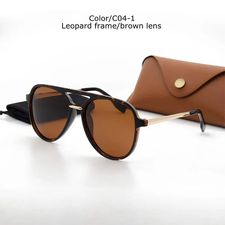 Polarized Luxury Brand Designer Pilot Sunglasses