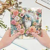 (US Local)6pcs Diamond Painting Greeting Cards DIY Diamond Art Cards Crafts (Cat Garden)