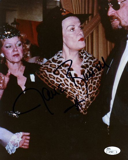 Jane Russell Signed Jsa Certed 8x10 Authentic Autograph