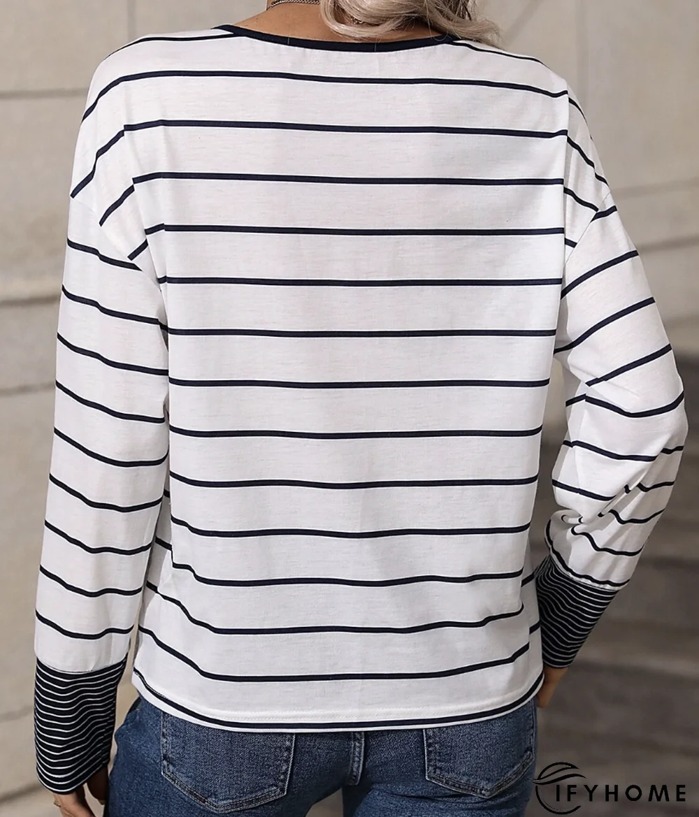 Casual Crew Neck Jersey T-Shirt | IFYHOME