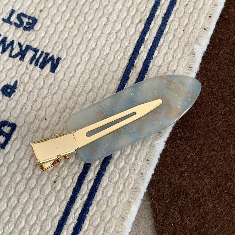 Women’s Elegant Minimalist Solid Color Acetic Acid Sheets Hair Clip