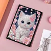 Carnet de bricolage chat fleur
