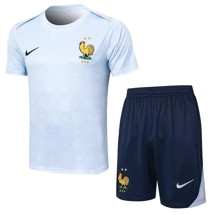 2024 France Training Wear Suit Shirt 1:1 Thai Quality