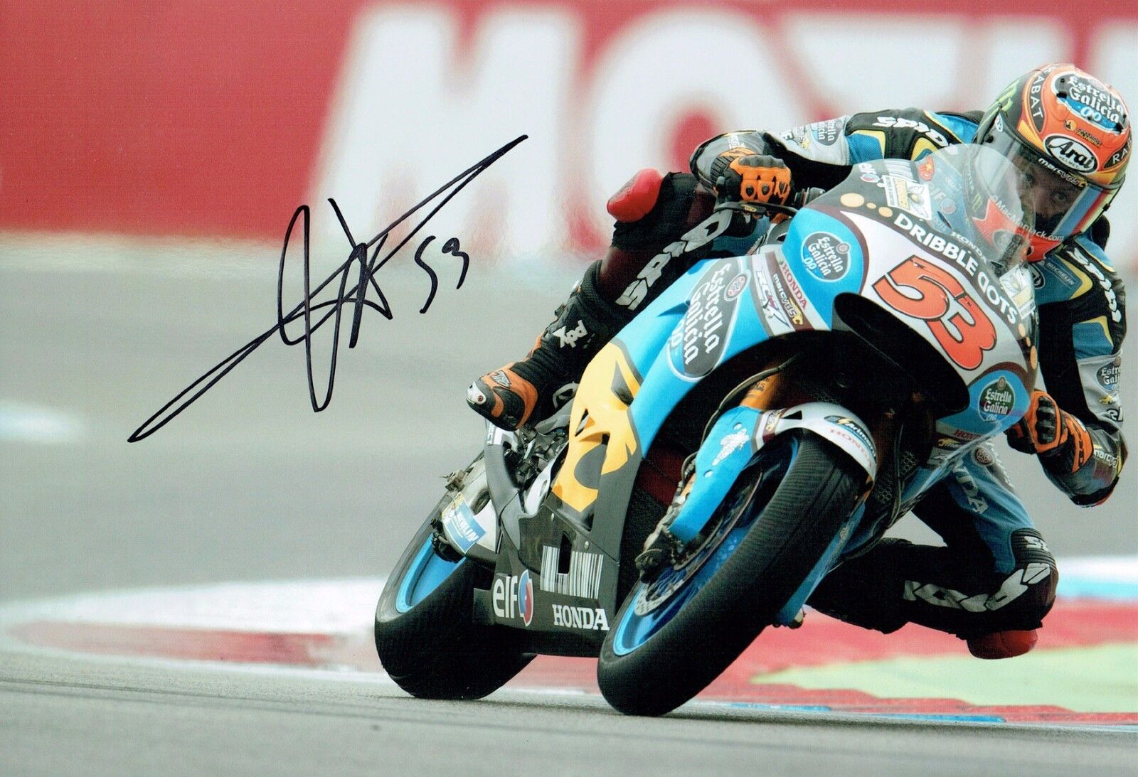 Esteve Tito RABAT Signed Photo Poster painting AFTAL Autograph COA Marc VDS Honda Rider MOTOGP