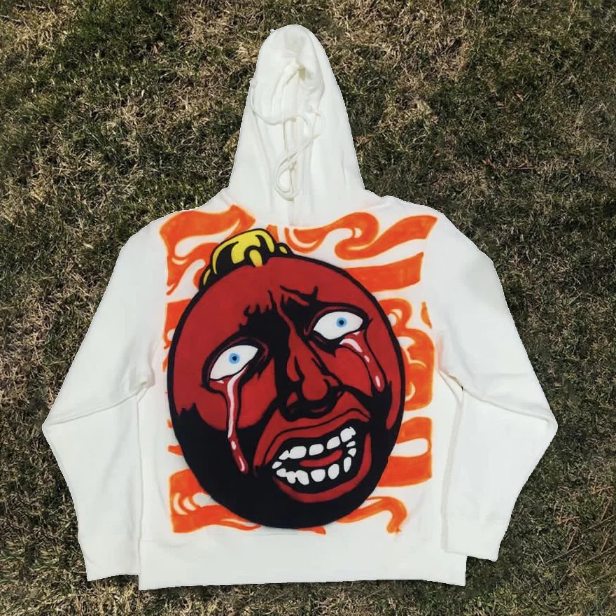 Personality Preppy Funny Print Hoodie