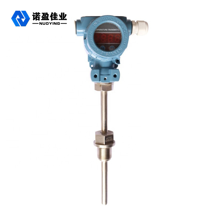LCD Display 4-20mA Temperature Transmitter Sensor 24VDC Explosion Proof 0