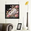 Diamond Painting-DIY Crystal Rhinestone Lotus Swan(40x40cm)