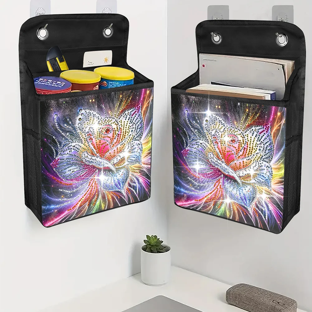DIY Flower Diamond Painting Storage Bag Diamond Art Sundries Holder Bag