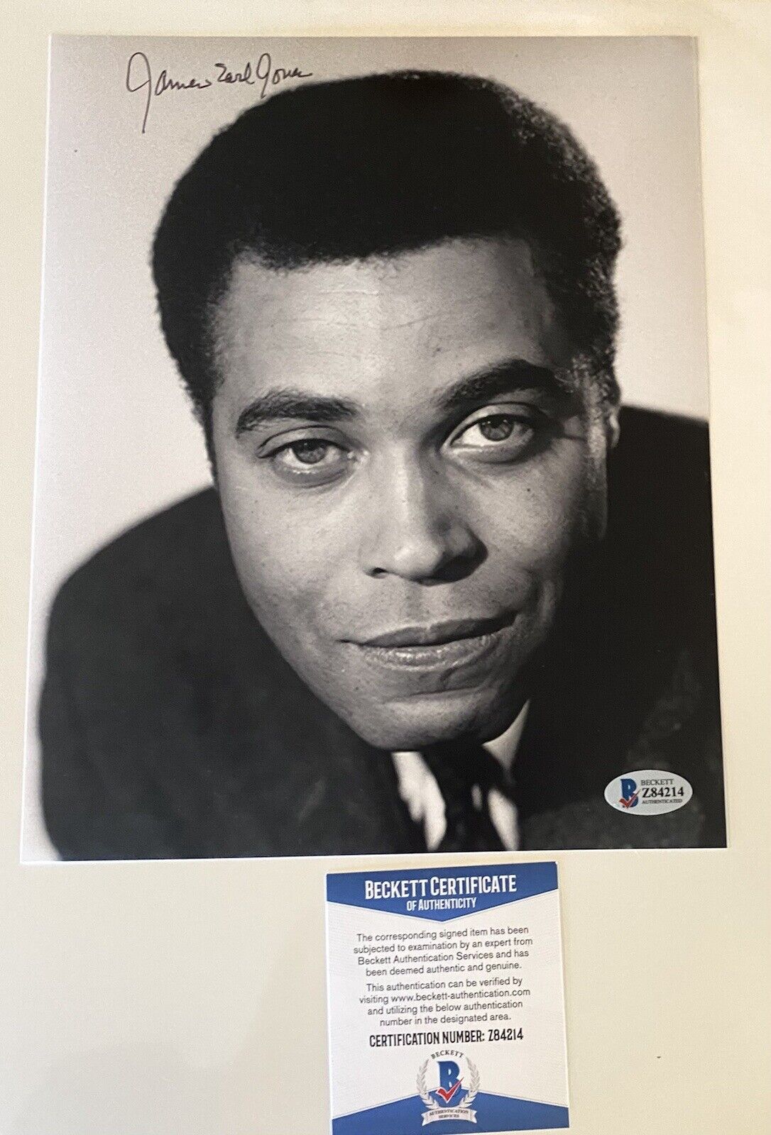 James Earl Jones? Signed Autographed Bxw Photo Poster painting 8x10 Star Wars Beckett