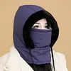 💯Chapeau thermique &eacute;paissi doubl&eacute; en peluche avec masque facial pour hommes et femmes