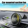 Car Fan Multi-Angle Rotatable Car Cooling Fan for Dashboard SUV RV Truck Sedan