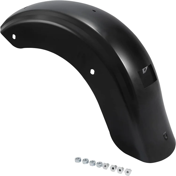 SEBLAFF Motorcycle Vivid Black Rear Mud Guard Replacement for CVO Touring Street Road Glide 2009-2023