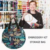 Embroidery Tool Kit Storage Bag Practical Cross Stitch Yarn Holder Handbag