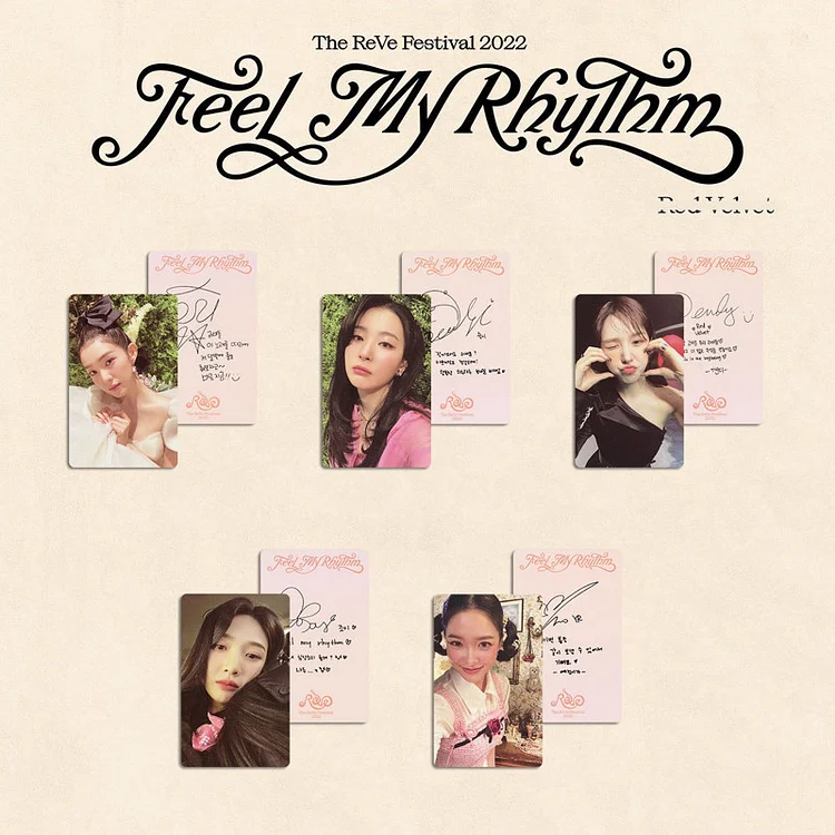 Red Velvet Feel My Rhythm Album Photocard