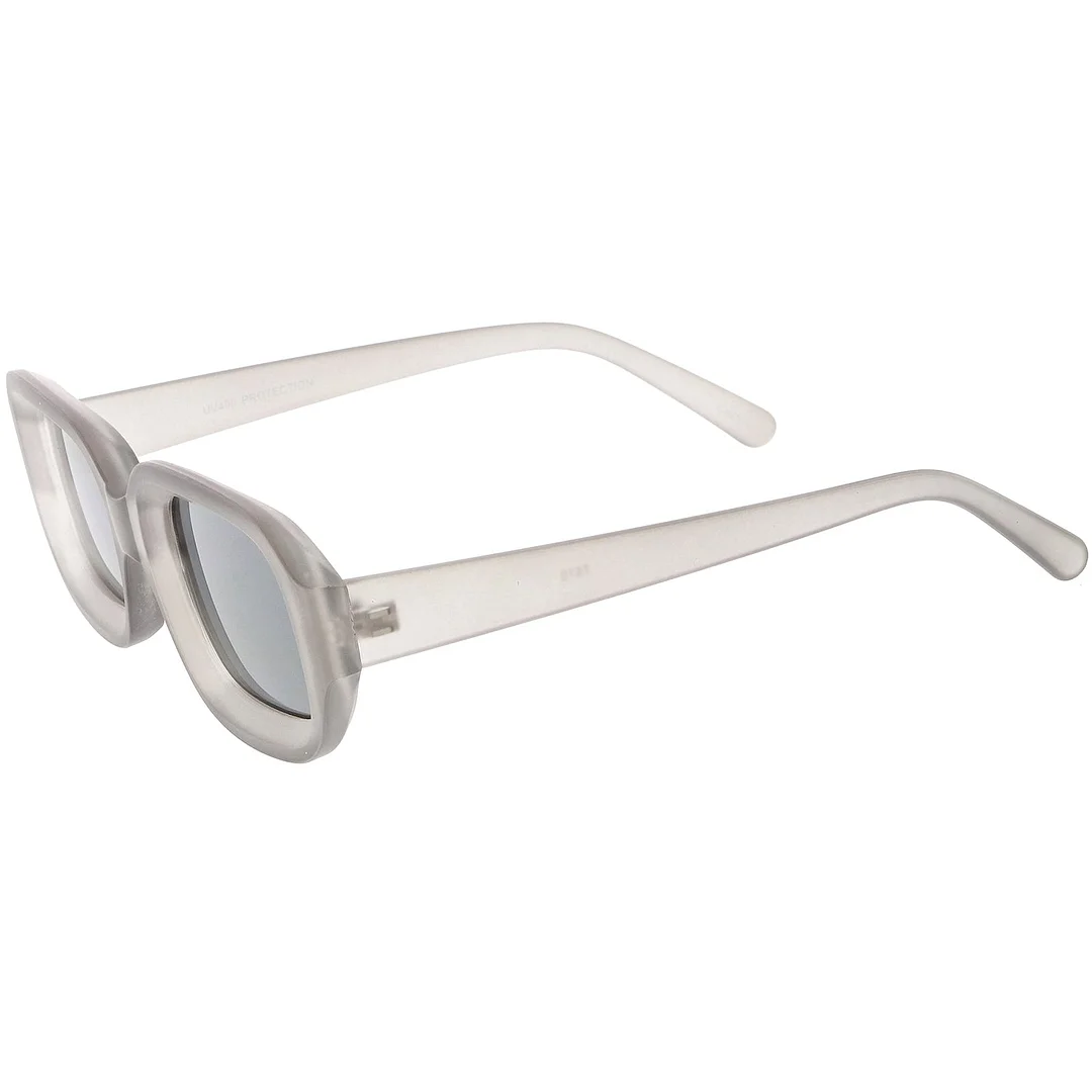Chunky Rectangle glasses Neutral Colored Lens 50mm